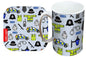Police Mug and Coaster Gift Set by Selina-Jayne