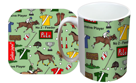 Polo Mug and Coaster Gift Set by Selina-Jayne
