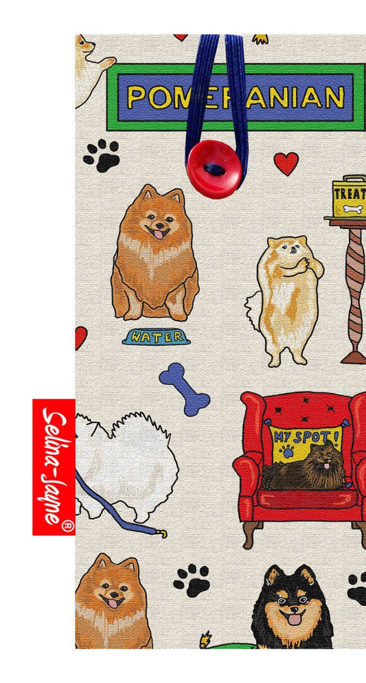Pomeranian Dog Soft Glasses Case by Selina-Jayne