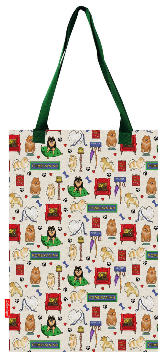 Pomeranian Dog Tote Bag by Selina-Jayne