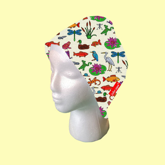 Pond Life Scrub Cap by Selina-Jayne