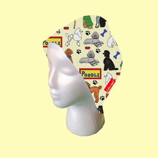 Poodle Scrub Cap by Selina-Jayne