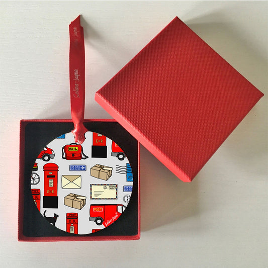 Postman Hanging Decoration by Selina-Jayne