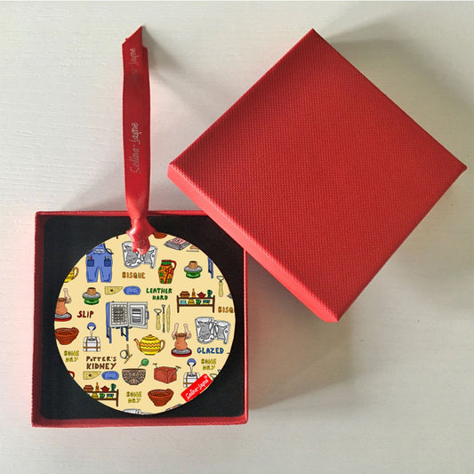 Potter Ceramicist Hanging Decoration by Selina-Jayne