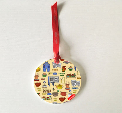 Potter Ceramicist Hanging Decoration by Selina-Jayne