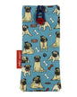 Pug Dog Soft Glasses Case by Selina-Jayne