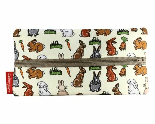 Rabbits Pencil Case by Selina-Jayne