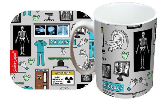 Radiologist Mug and Coaster Gift Set by Selina-Jayne
