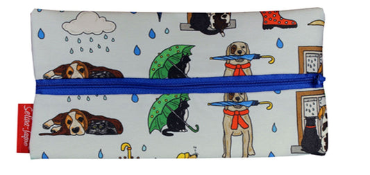 Raining Cats and Dogs Pencil Case by Selina-Jayne