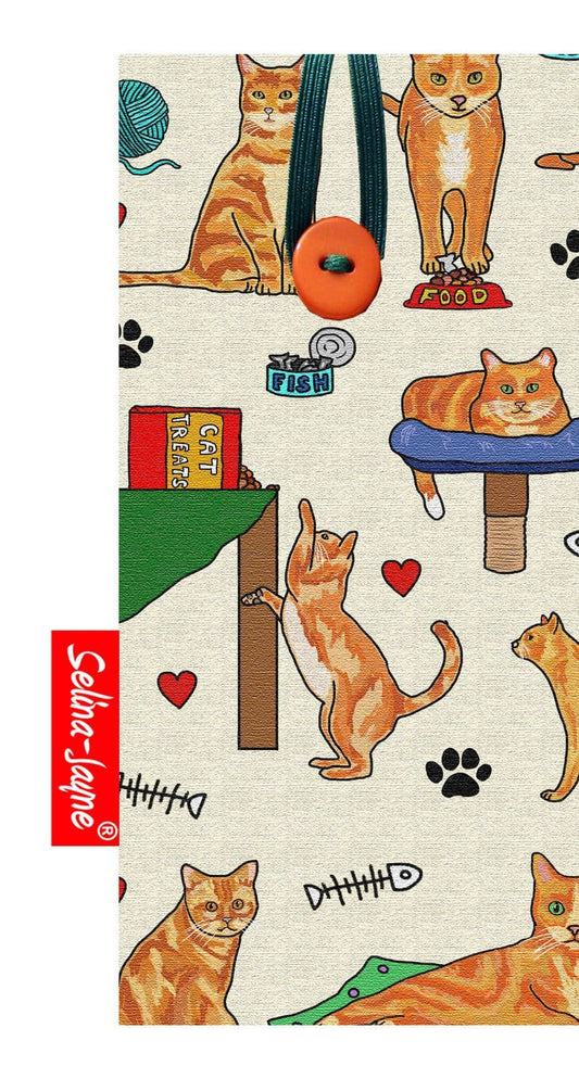 Red Ginger Cats Soft Glasses Case by Selina-Jayne