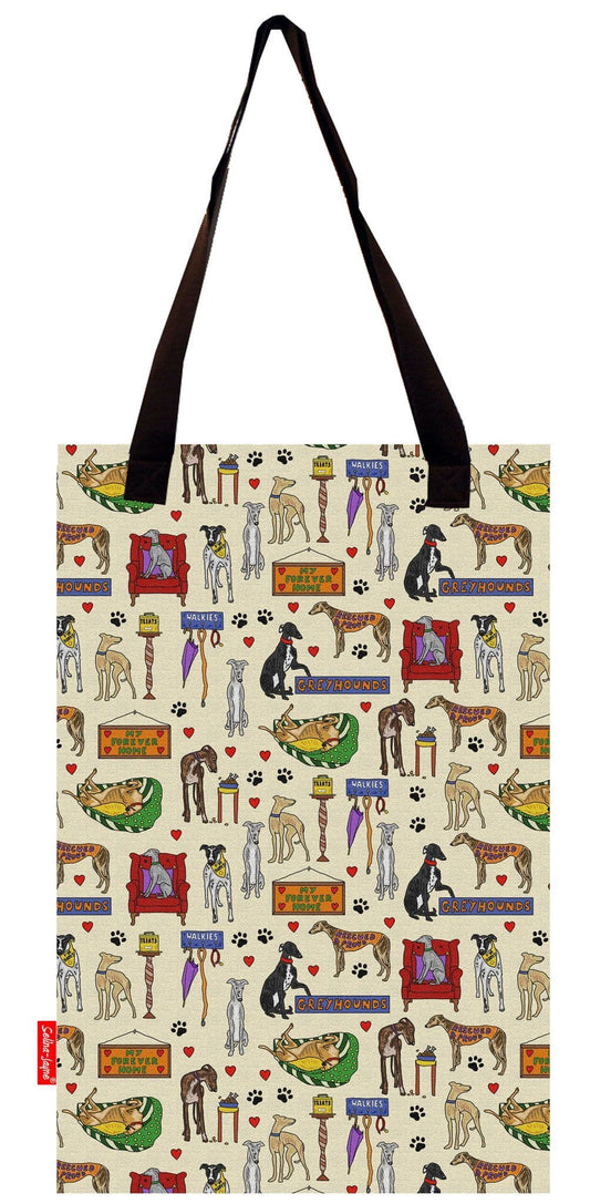 Retired Greyhound Tote Bag by Selina-Jayne