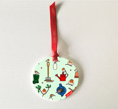 Robins Hanging Decoration by Selina-Jayne