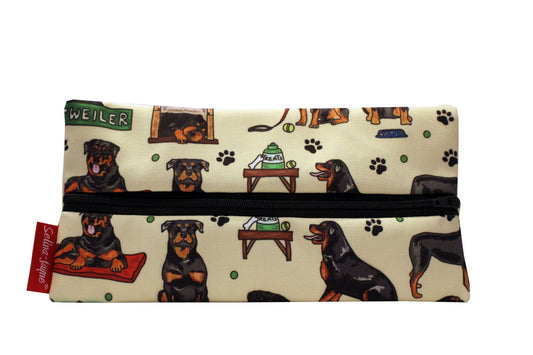 Rottweiler Dog Pencil Case by Selina-Jayne