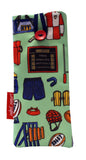 Rugby Soft Fabric Glasses Case by Selina-Jayne