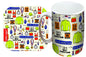 Running Mug and Coaster Gift Set by Selina-Jayne