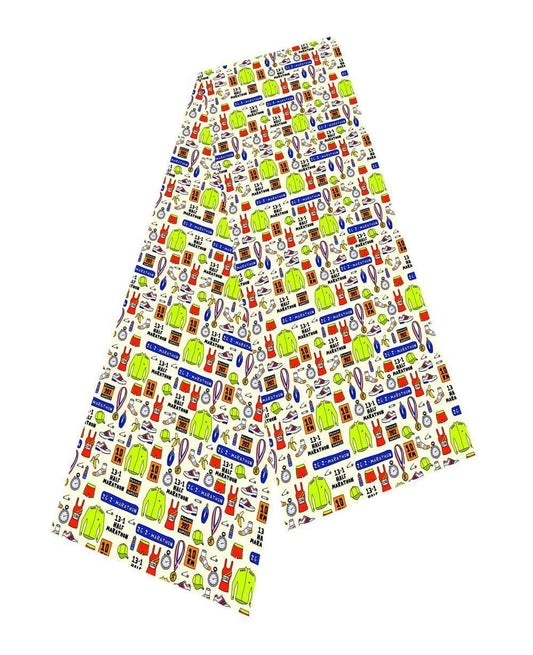 Running Silk Scarf by Selina-Jayne