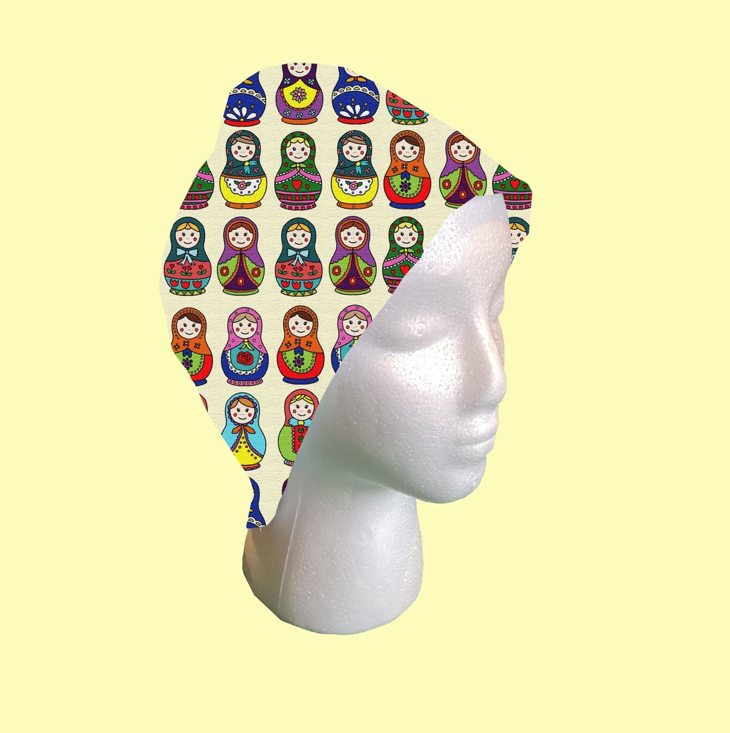 Russian Dolls Scrub Cap by Selina-Jayne