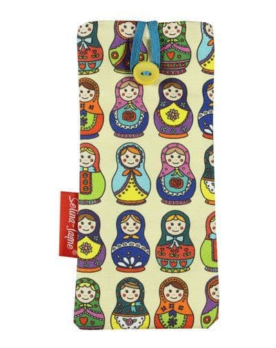Russian Dolls Soft Glasses Case by Selina-Jayne