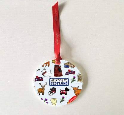 Scotland Hanging Decoration by Selina-Jayne