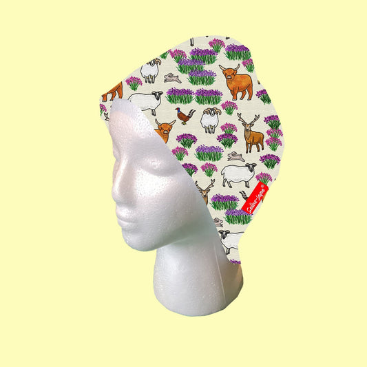 Scottish Highlands Scrub Cap by Selina-Jayne