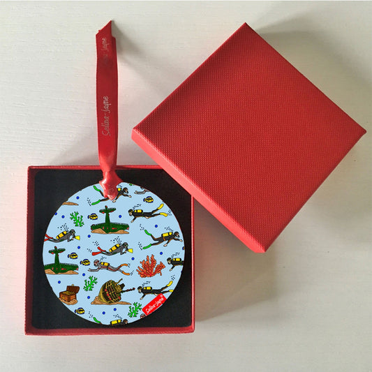 Scuba Diving Hanging Decoration by Selina-Jayne