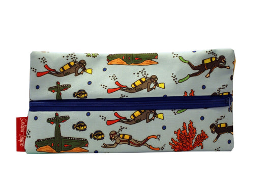 Scuba Diving Pencil Case by Selina-Jayne