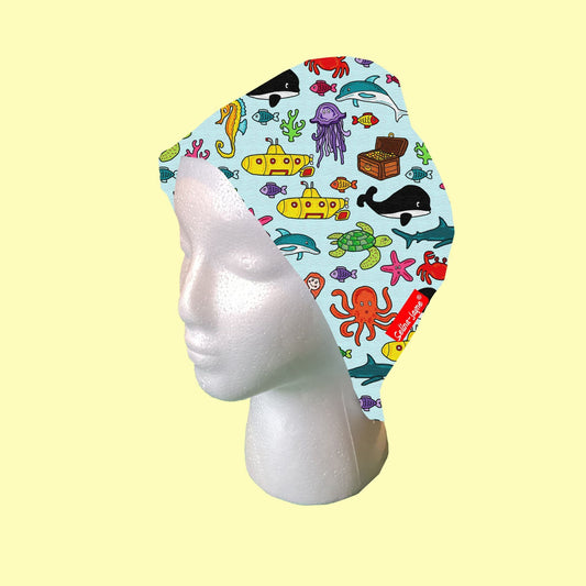 Sea World Scrub Cap by Selina-Jayne