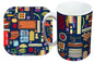 Sewing Mug and Coaster Gift Set by Selina-Jayne