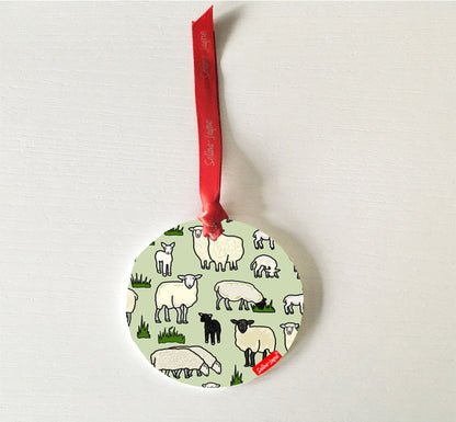Sheep Hanging Decoration by Selina-Jayne