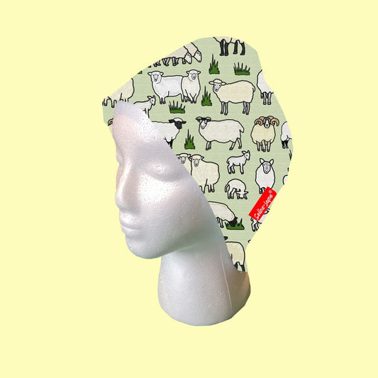 Sheep Scrub Cap by Selina-Jayne