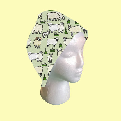 Sheep Scrub Cap by Selina-Jayne