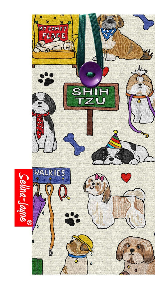 Shih Tzu Glasses Case Soft Fabric by Selina-Jayne