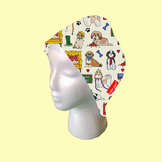 Shih Tzu Scrub Cap by Selina-Jayne