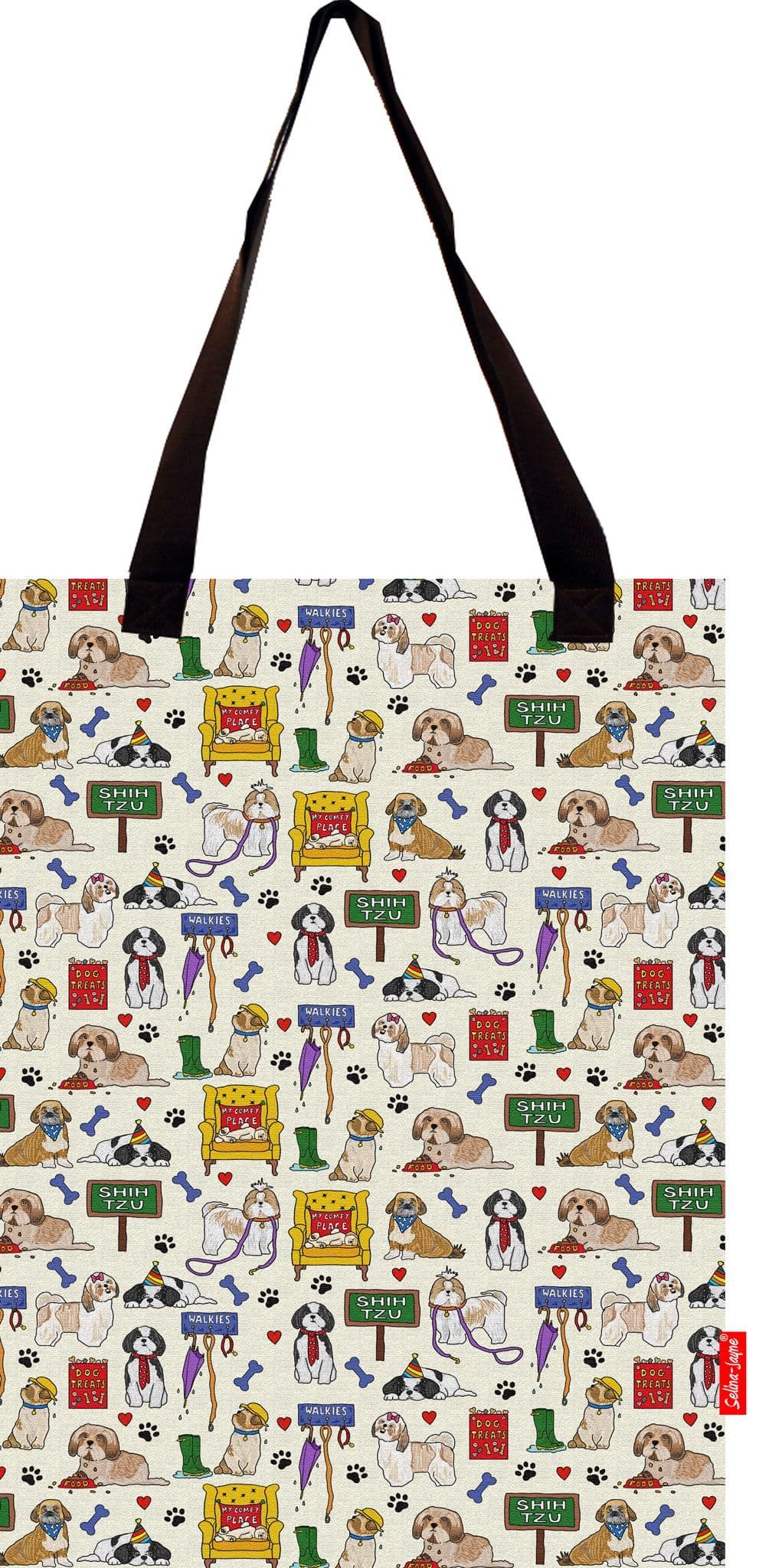 Shih Tzu Tote Bag by Selina-Jayne