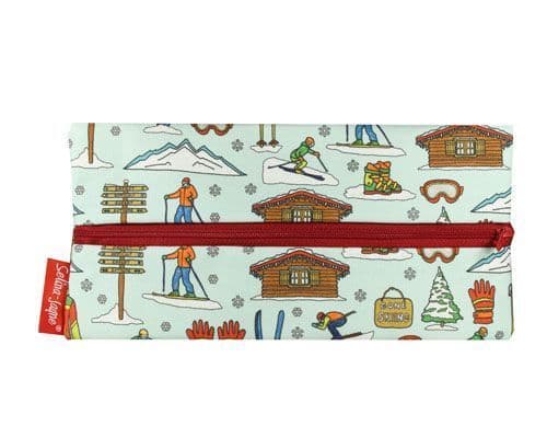 Skiing Pencil Case by Selina-Jayne