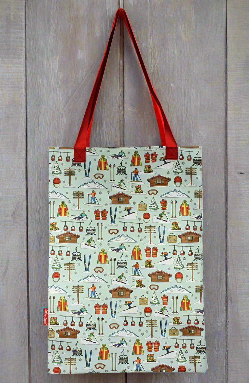 Skiing tote bag by selina-jayne