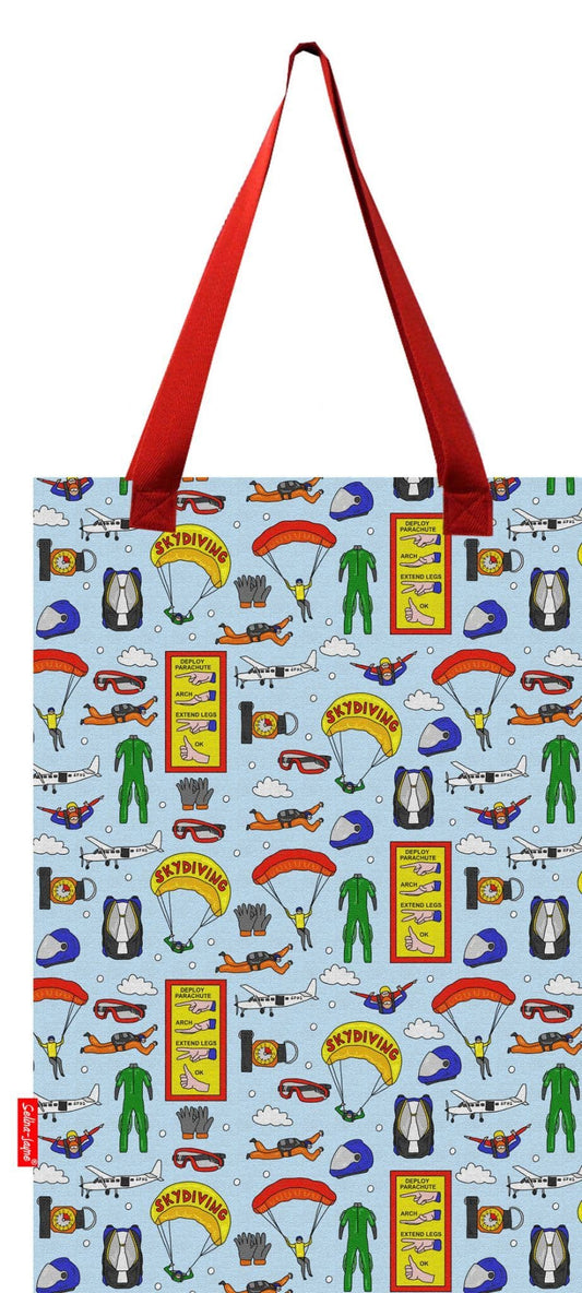 Skydiving Tote Bag by Selina-Jayne