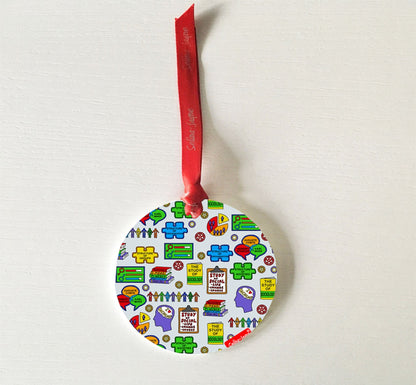 Sociology Hanging Decoration by Selina-Jayne