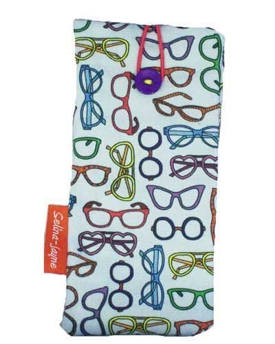 Spectacles Soft Glasses Case by Selina-Jayne