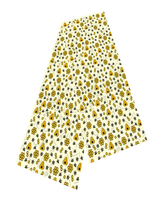 Bees Silk Scarf by Selina-Jayne