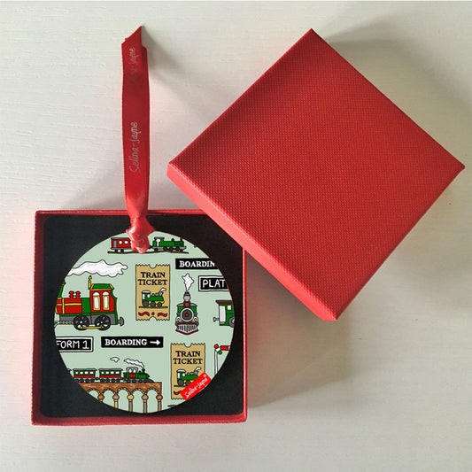 Steam Trains Hanging Decoration by Selina-Jayne