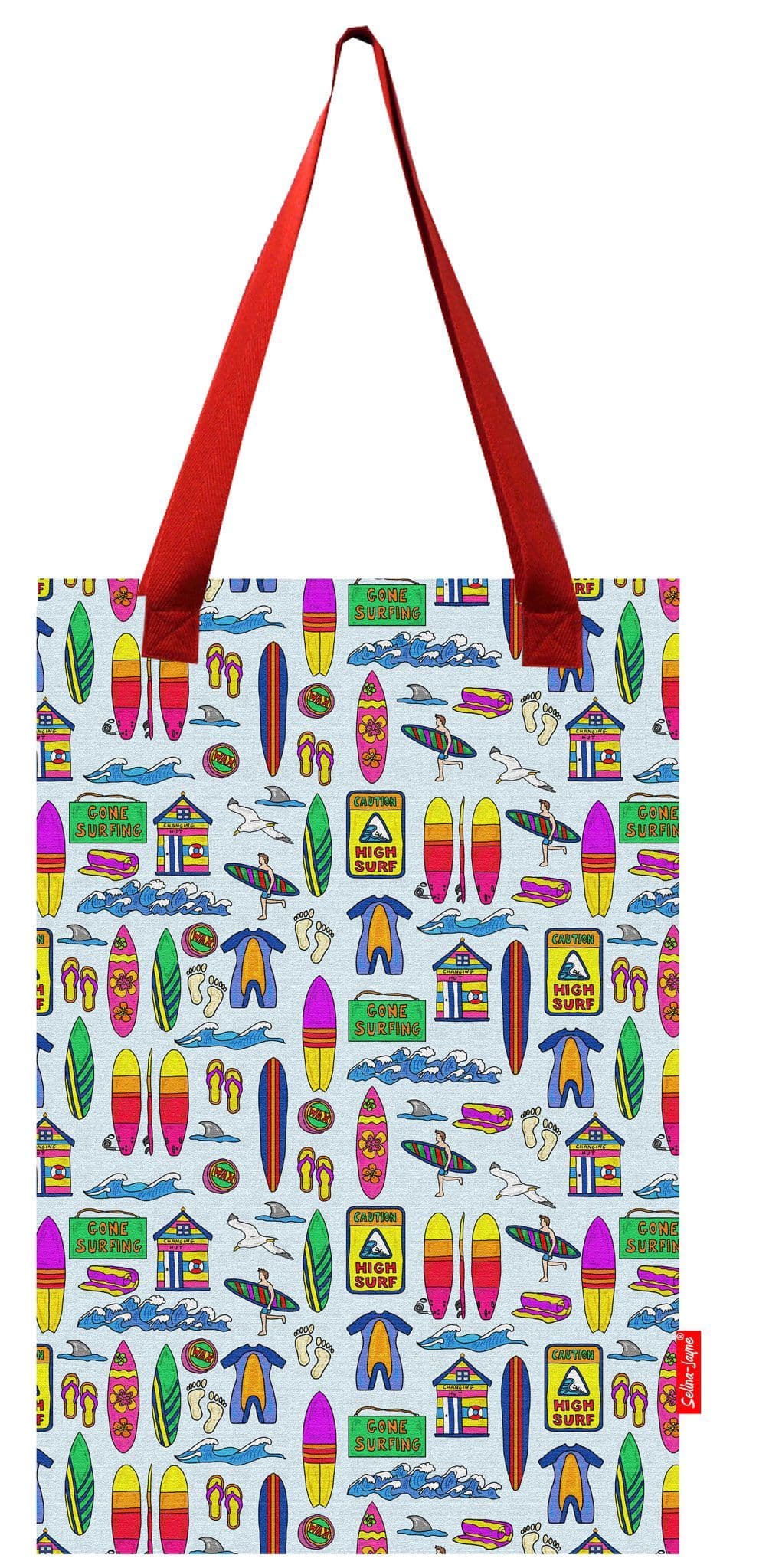 Surfer Tote Bag by Selina-Jayne
