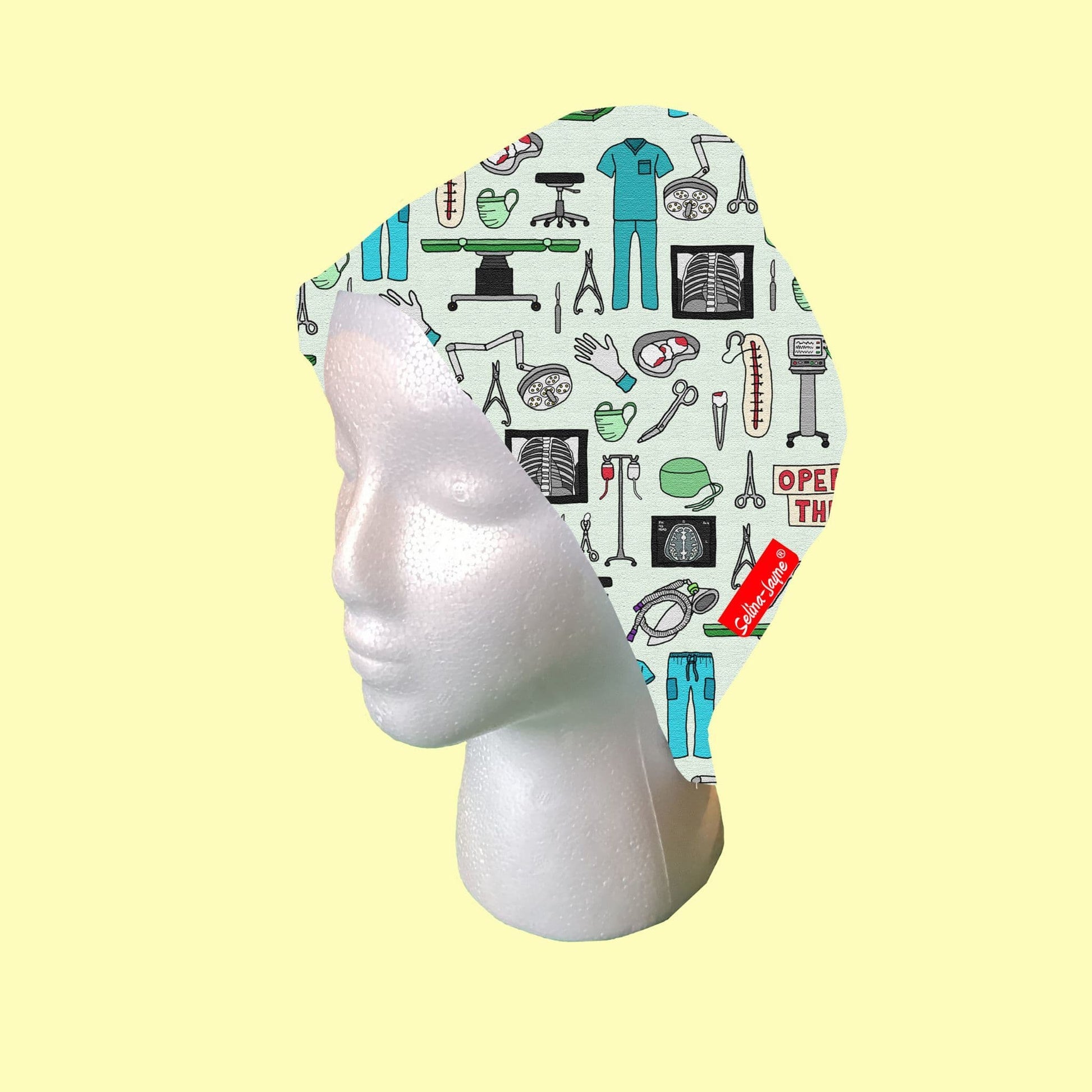 Surgeon Scrub Cap by Selina-Jayne