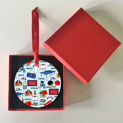 Table Tennis Hanging Decoration by Selina-Jayne