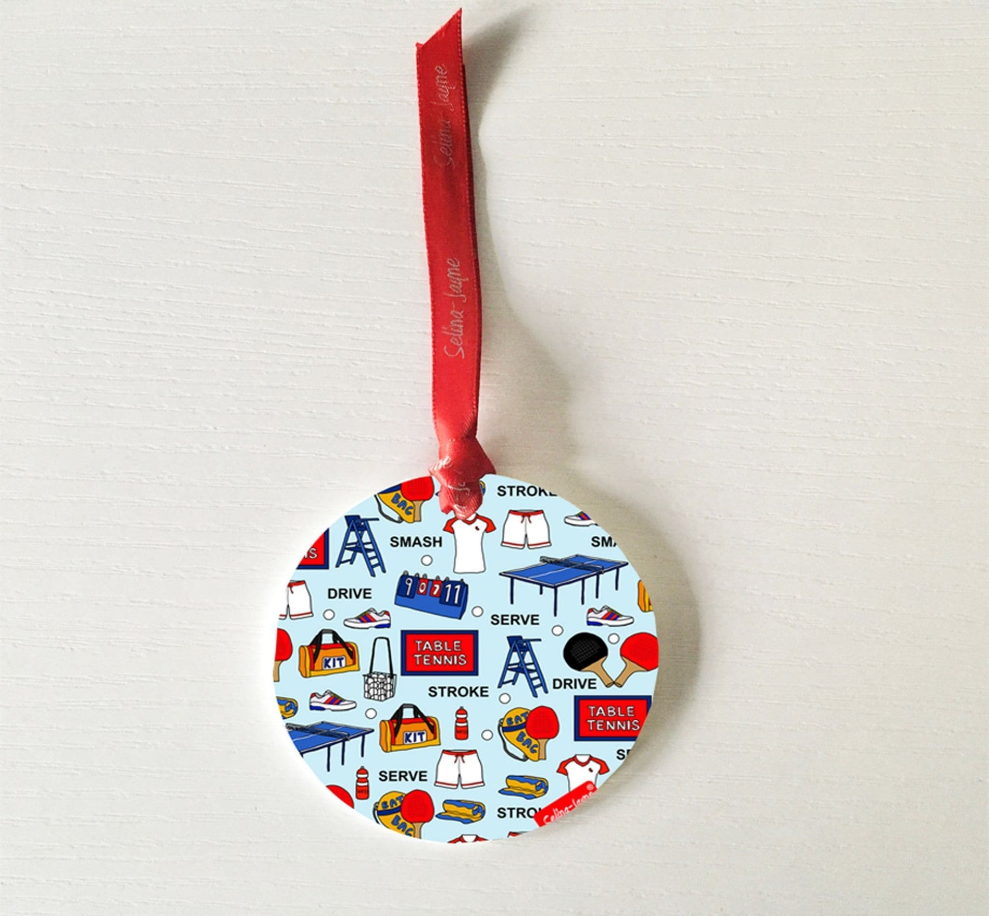 Table Tennis Hanging Decoration by Selina-Jayne