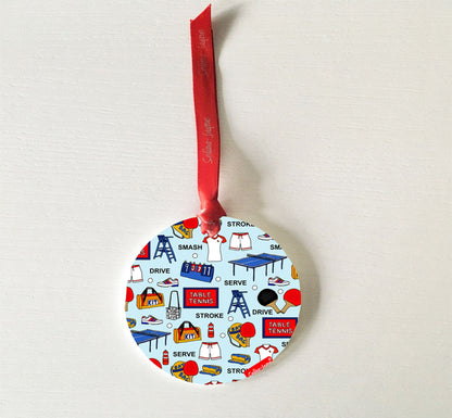 Table Tennis Hanging Decoration by Selina-Jayne