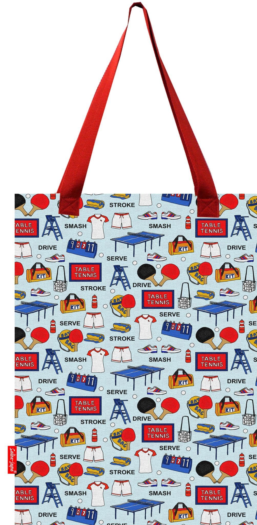 Table Tennis Tote Bag by Selina-Jayne