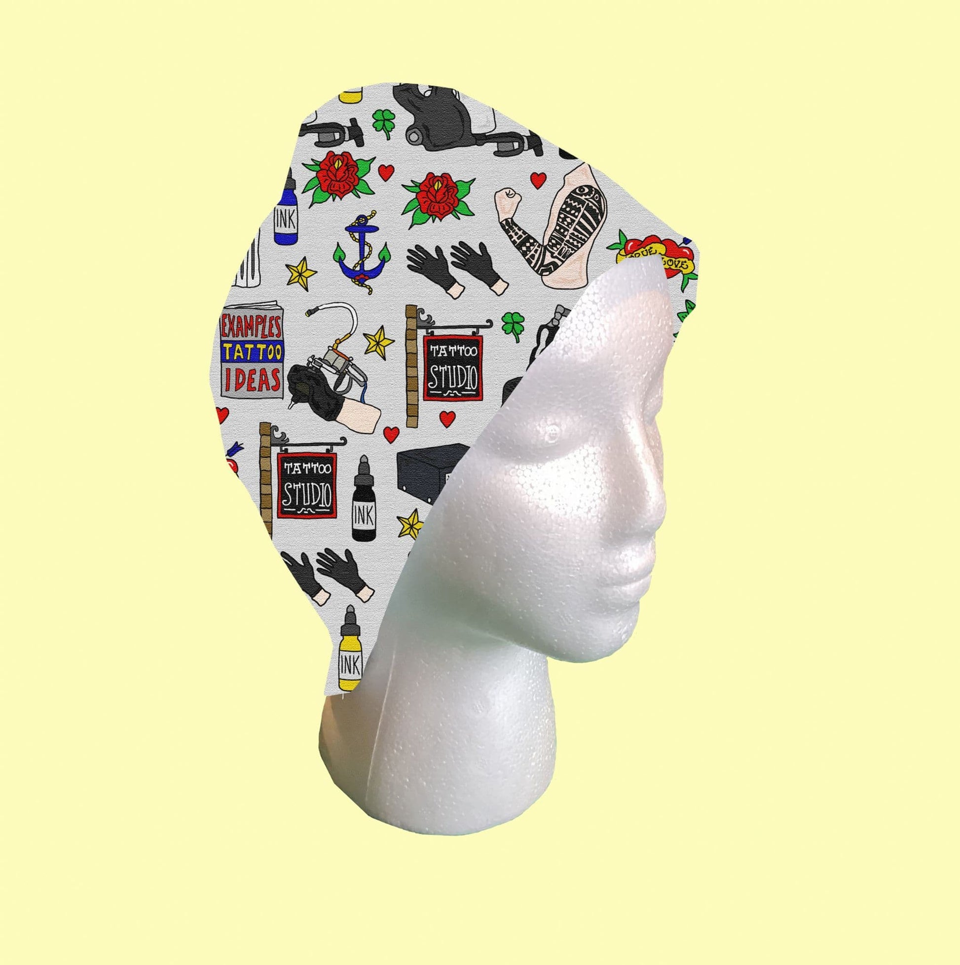 Tattooist Scrub Cap by Selina-Jayne