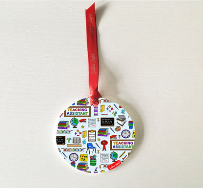 Teaching Assistant Hanging Decoration by Selina-Jayne