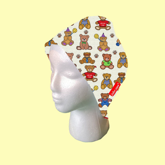 Teddy Bears Scrub Cap by Selina-Jayne